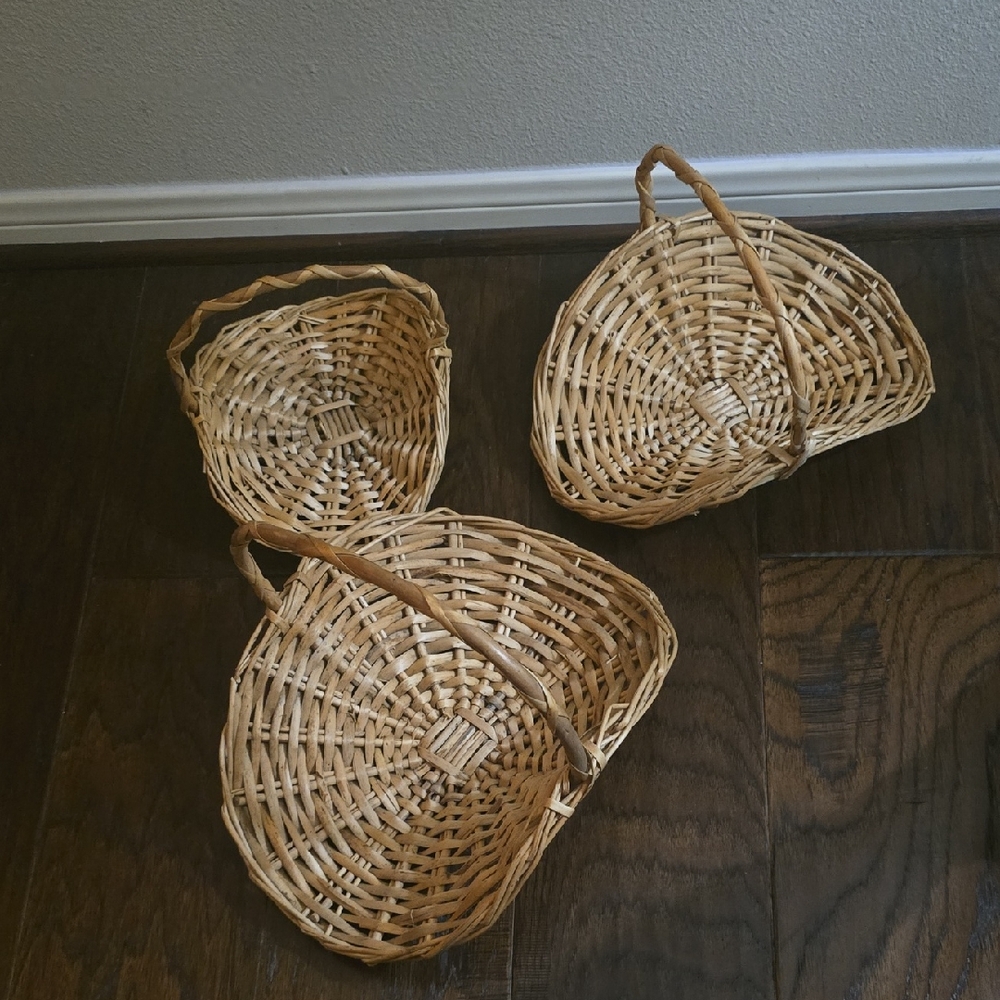 Natural Woven Basket Set - Brown